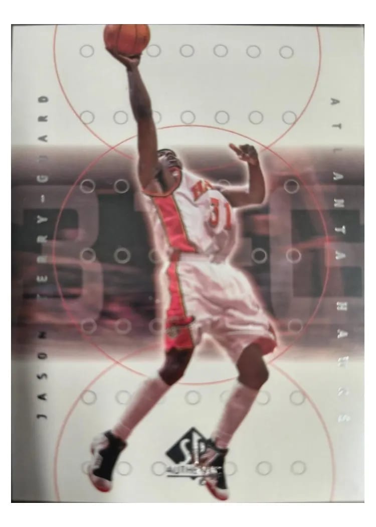 2000 SP Authentic Jason Terry #1 card