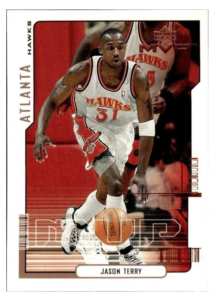 2000 Upper Deck MVP Jason Terry #2 card