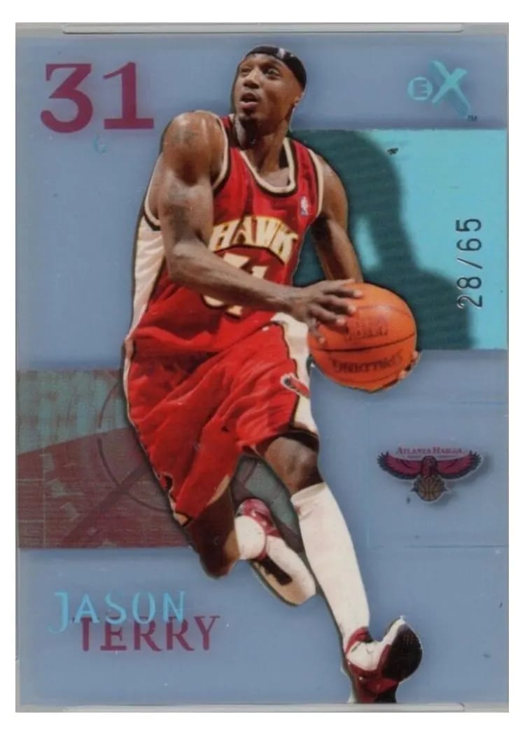 2003 Fleer E-X Jason Terry #65 card