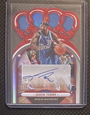 2022-23 Panini Crown Royale Crown Autographs Jason Terry #CA-JET card