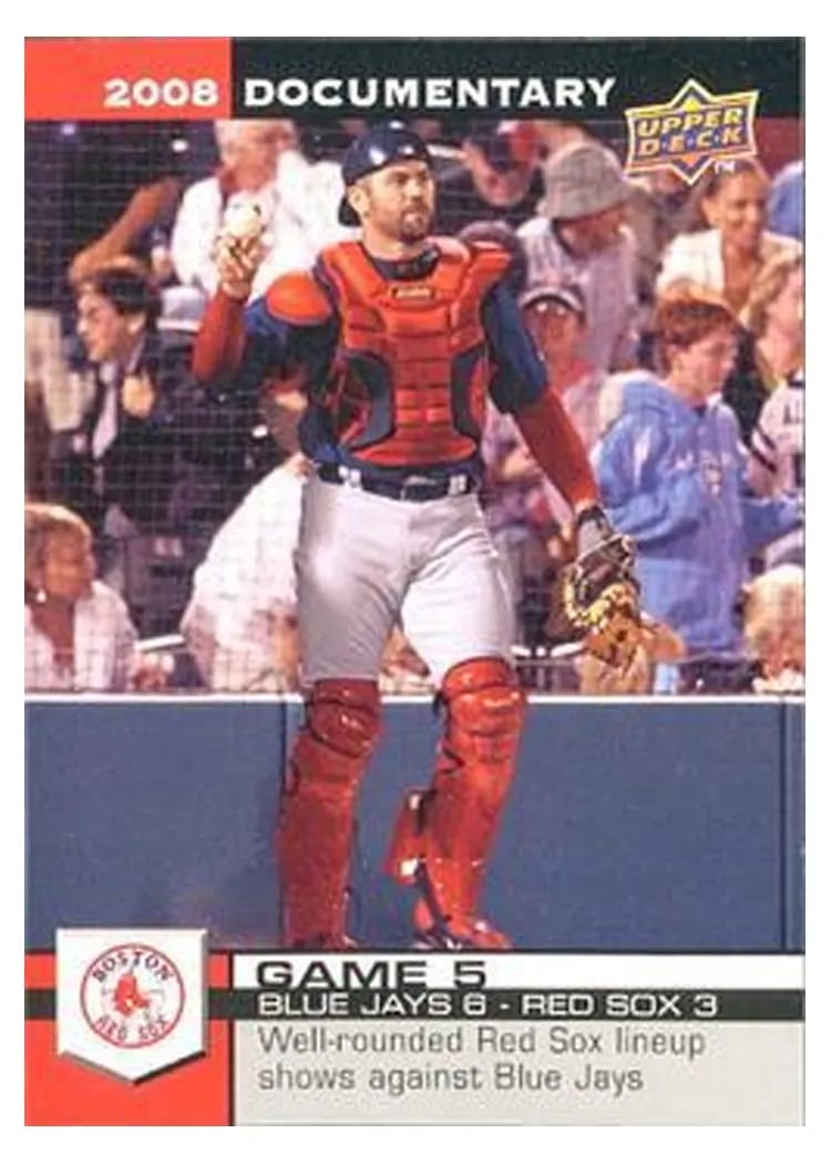 2008 Upper Deck Documentary Jason Varitek #45 card