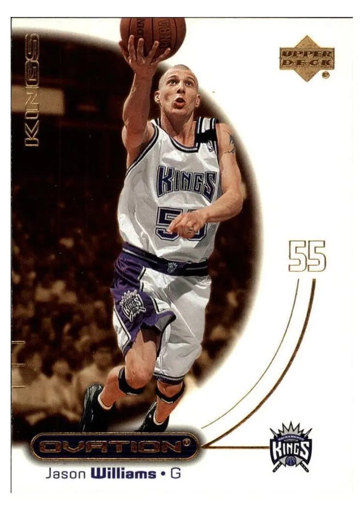 2000 Upper Deck Ovation Jason Williams #47 card