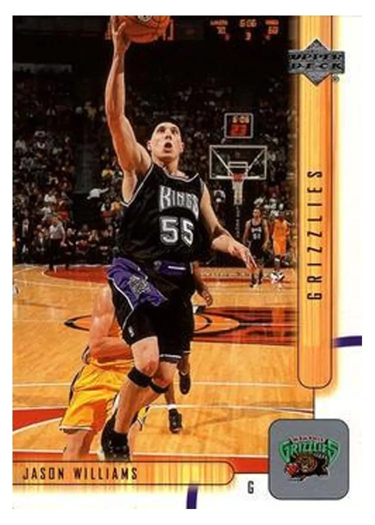 2001 Upper Deck Jason Williams #83 card