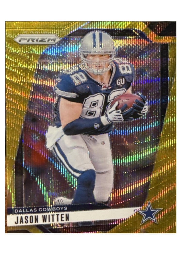 2024 Panini Prizm Base Set Jason Witten Wave Gold #80