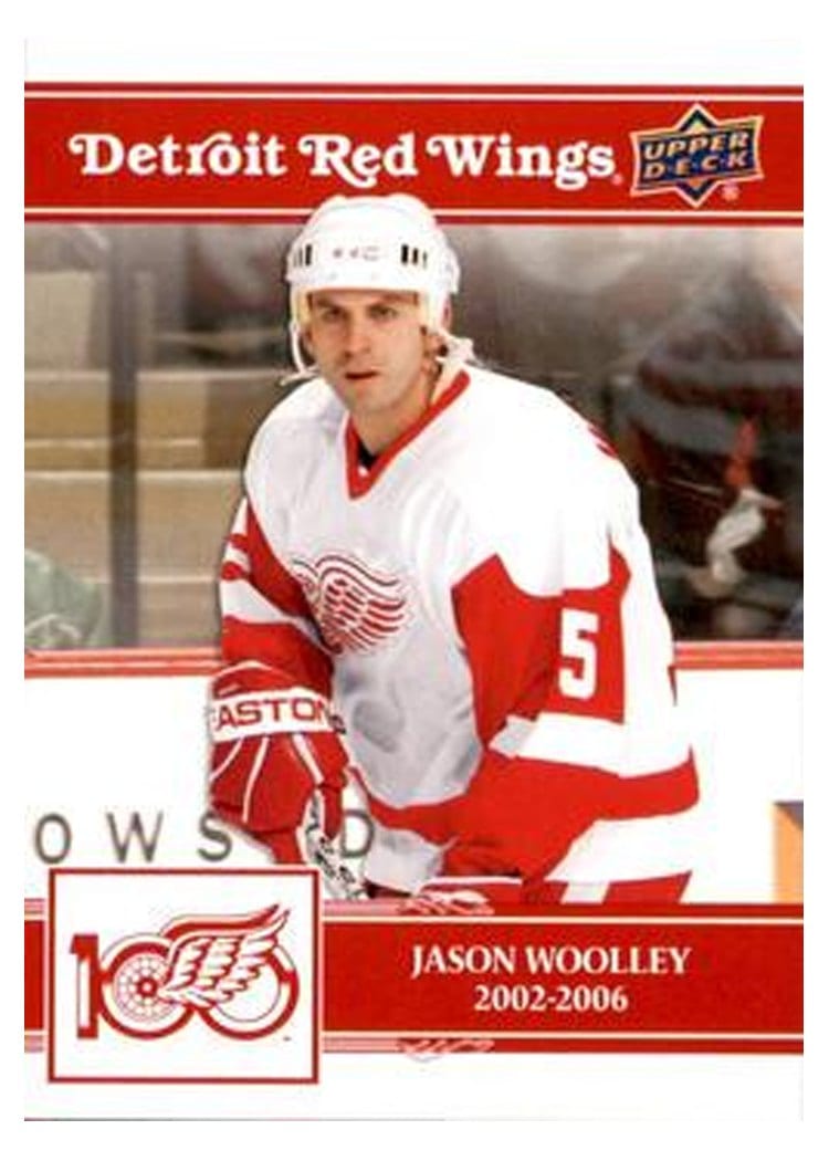 2025-26 Upper Deck Detroit Red Wings Centennial Base Set Jason Woolley #7 card