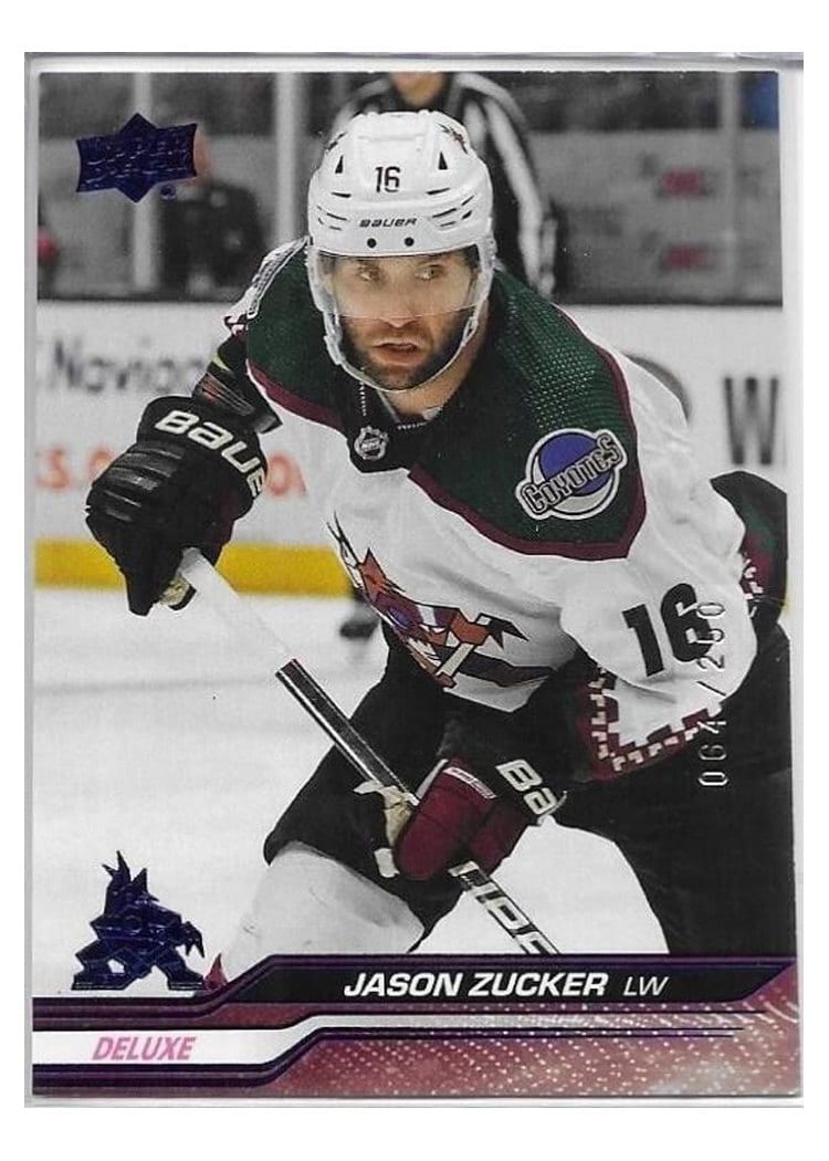 2023-24 Upper Deck Base Set Jason Zucker #506 card