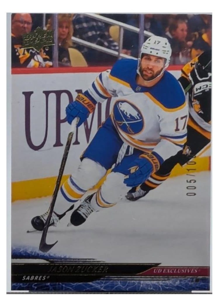 2024-25 Upper Deck Base Set Jason Zucker Exclusive #510 card
