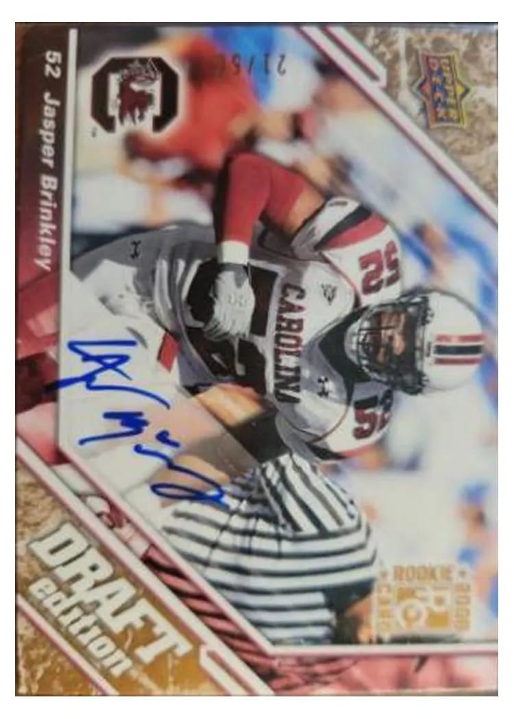 2009 Upper Deck Draft Edition Jasper Brinkley #60 card