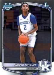 2025-26 Bowman Chrome Prospects Jasper Johnson #BCP-6 card