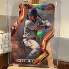 2021 Bowman's Best Heatwave Die-Cuts Jasson Dominguez #HW-29 card