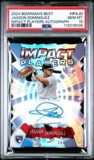 2024 Bowman's Best Impact Players Autographs Jasson Domínguez #IPA-JD card