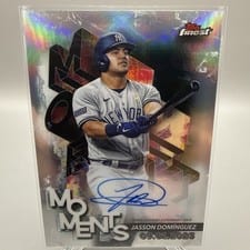 2024 Finest Moments Autographs Jasson Domínguez #FMA-JD card