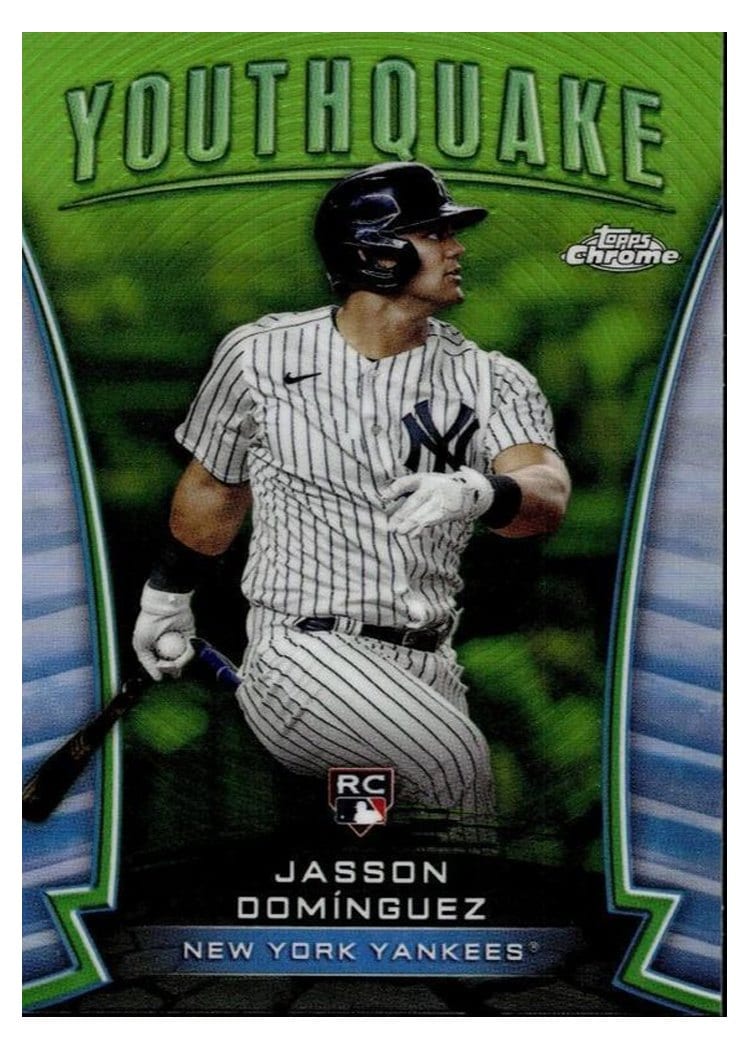 2024 Topps Chrome Youthquake Jasson Domínguez #YQ-10 card