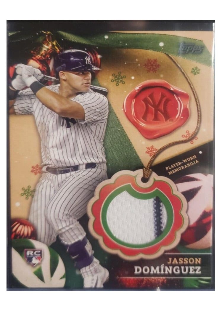 2024 Topps Holiday Relics Jasson Domínguez #RC-JD card