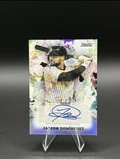 2025 Stadium Club Abstract Autographs Jasson Domínguez #AA-JD card