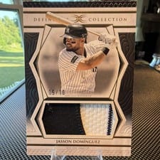 2025 Topps Definitive Collection Jumbo Relic Collection Jasson Domínguez #DJRC-JD card