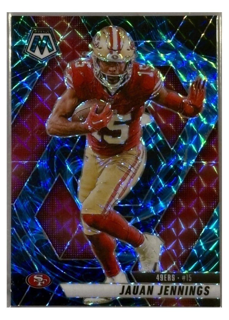 2025 Panini Mosaic Base Set Jauan Jennings #142 card