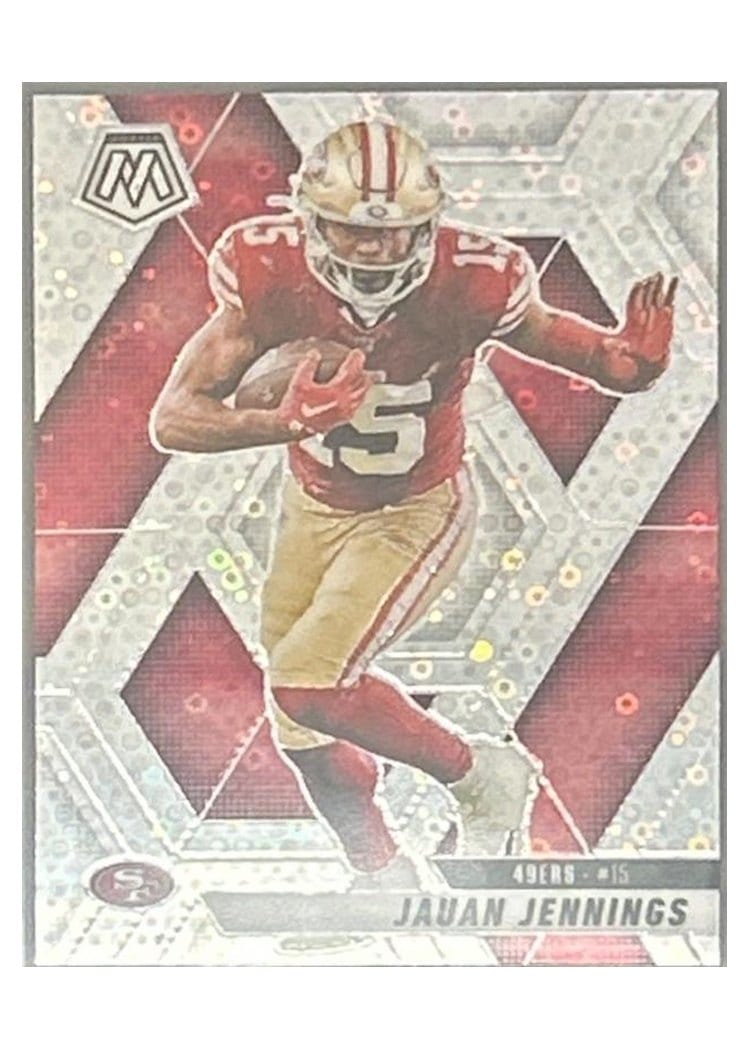 2025 Panini Mosaic Base Set Jauan Jennings #142 card