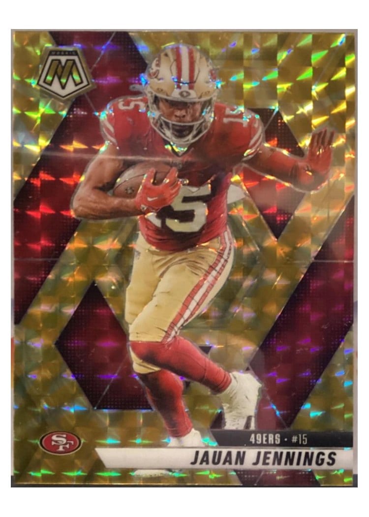 2025 Panini Mosaic Base Set Jauan Jennings #142 card