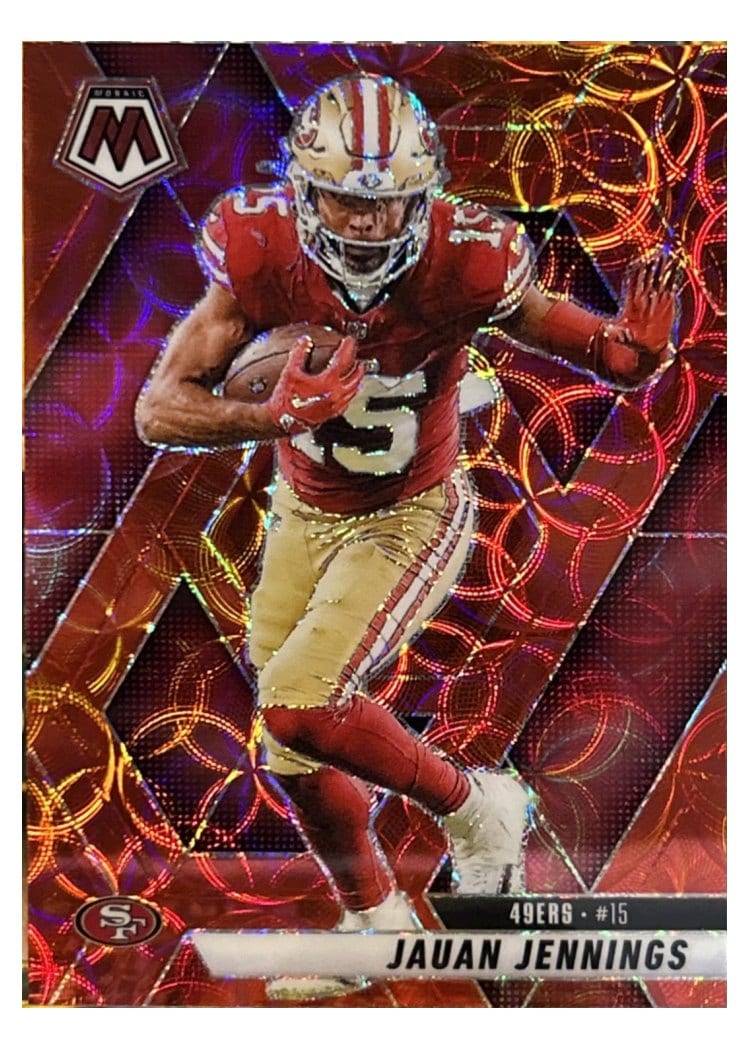 2025 Panini Mosaic Base Set Jauan Jennings #142 card