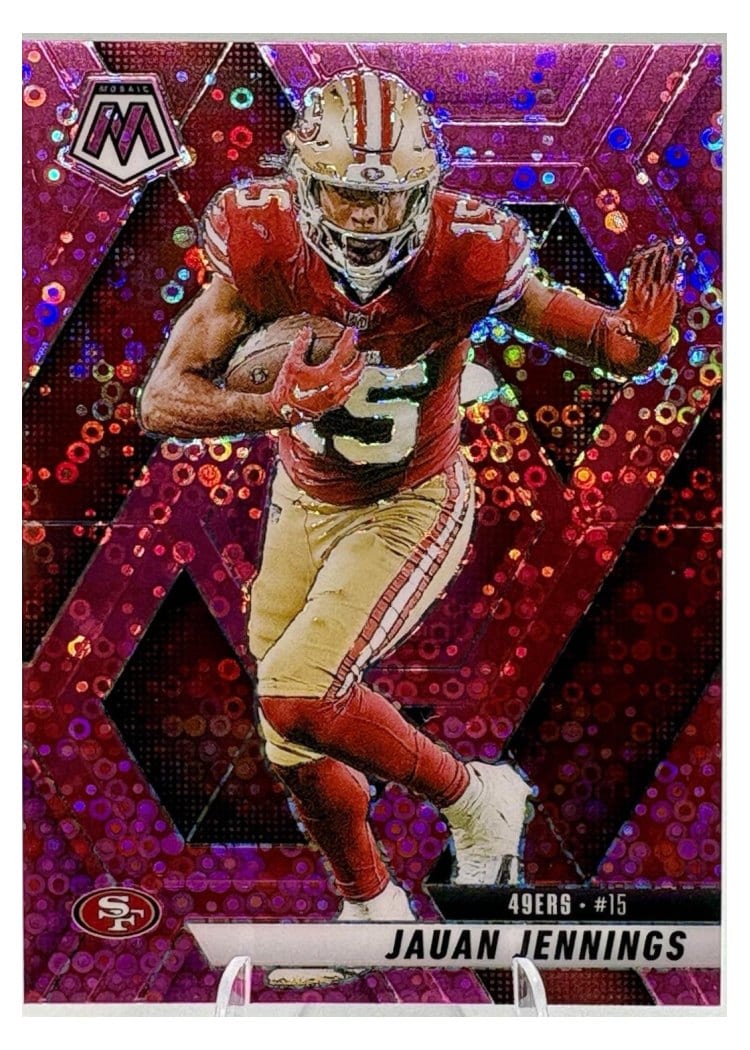 2025 Panini Mosaic Base Set Jauan Jennings #142 card