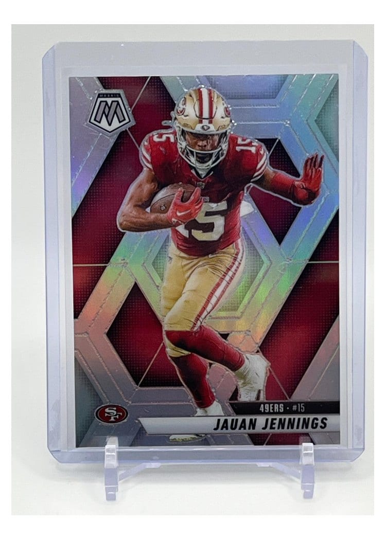 2025 Panini Mosaic Base Set Jauan Jennings #142 card