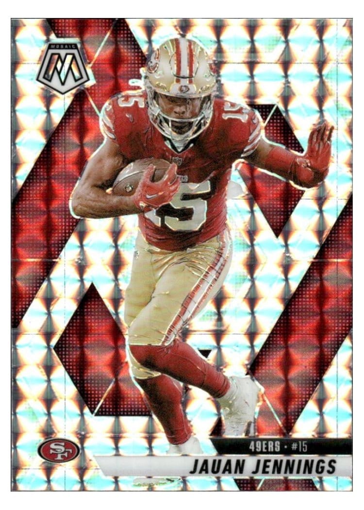 2025 Panini Mosaic Base Set Jauan Jennings #142 card