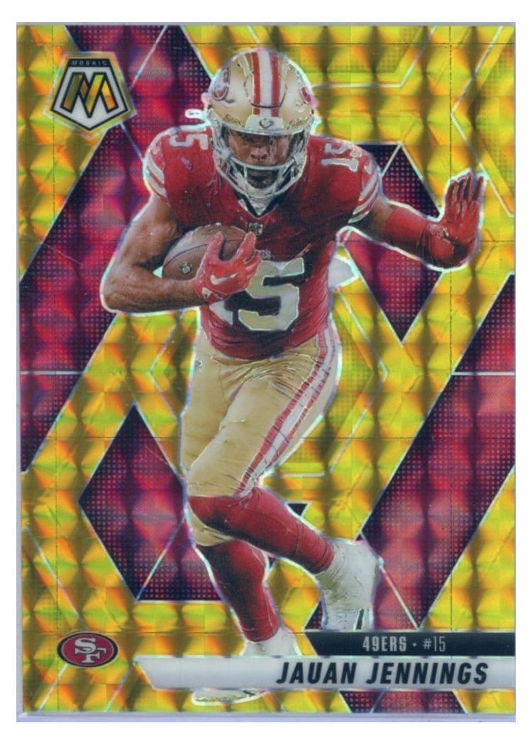 2025 Panini Mosaic Base Set Jauan Jennings #142 card