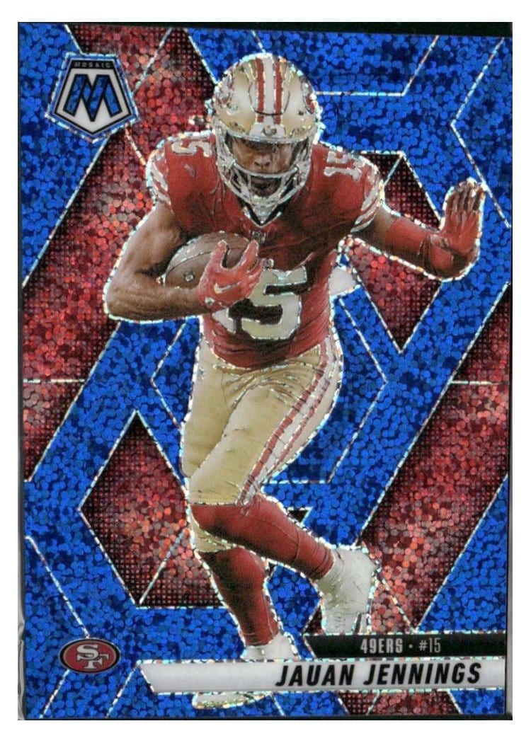 2025 Panini Mosaic Base Set Jauan Jennings #142 card