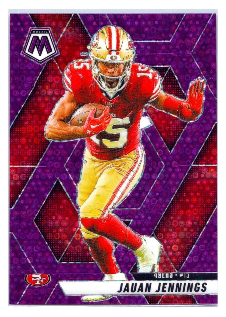 2025 Panini Mosaic Base Set Jauan Jennings #142 card