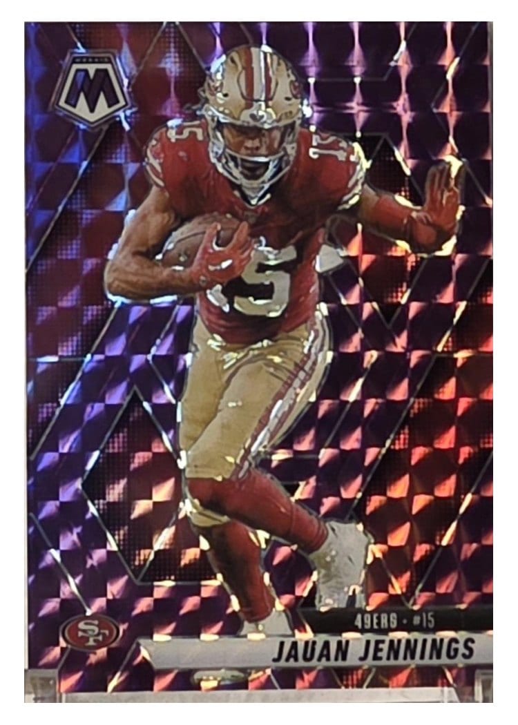 2025 Panini Mosaic Base Set Jauan Jennings #142 card