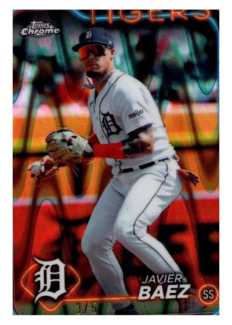 2024 Topps Chrome Base Set Javier Báez #109 card