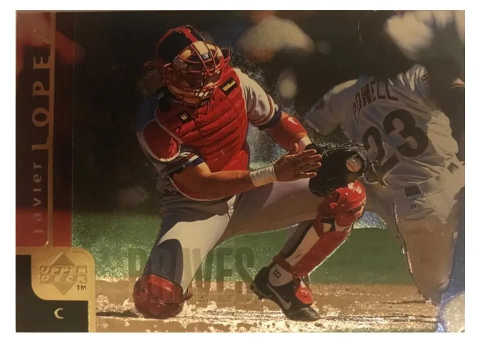 1997 Upper Deck Javier Lopez #17 card