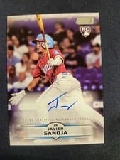 2025 Stadium Club Base Autographs Javier Sanoja #SCBA-JS card