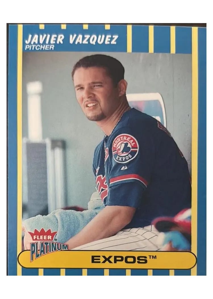 2003 Fleer Platinum Javier Vazquez #145 card