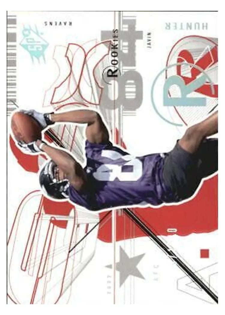 2002 Spx Javin Hunter #103 card