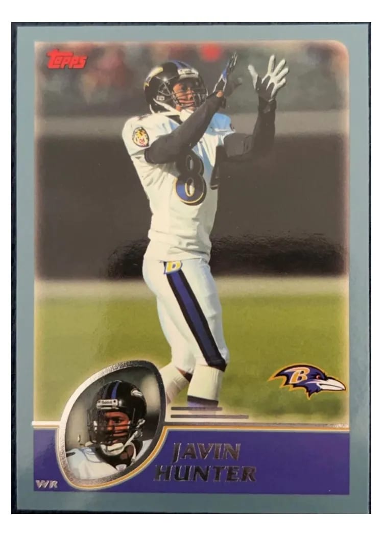 2003 Topps Javin Hunter #27 card