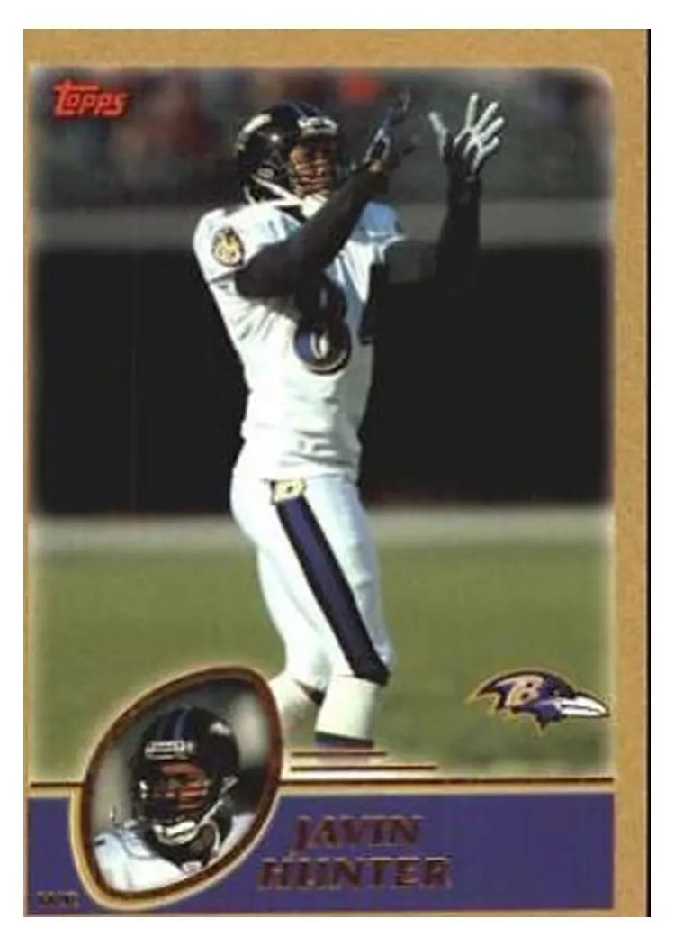 2003 Topps Javin Hunter #27 card