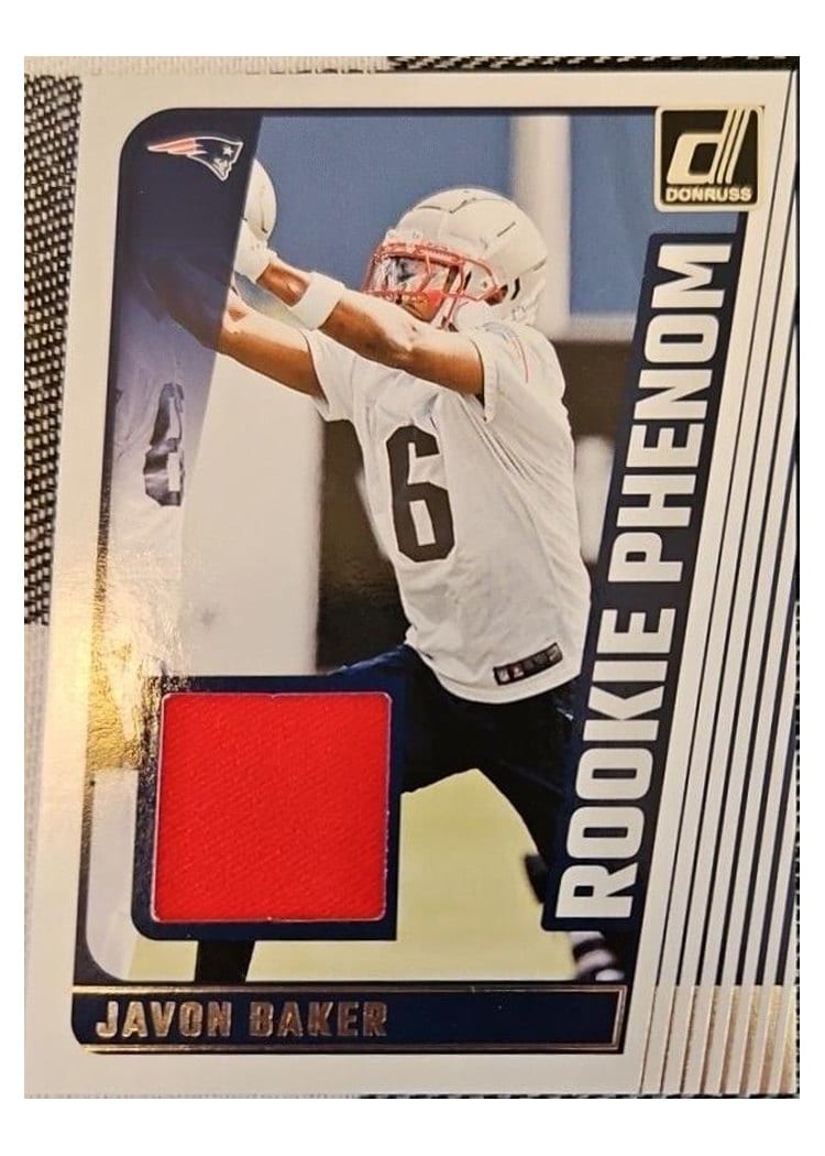 2024 Donruss Rookie Phenom Jerseys Javon Baker #RPJ-JBA card