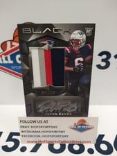 2024 Panini Black Rookie Patch Autographs Javon Baker #233 card