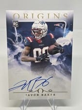 2024 Panini Origins Rookie Autographs Javon Baker #RAU-JBA card