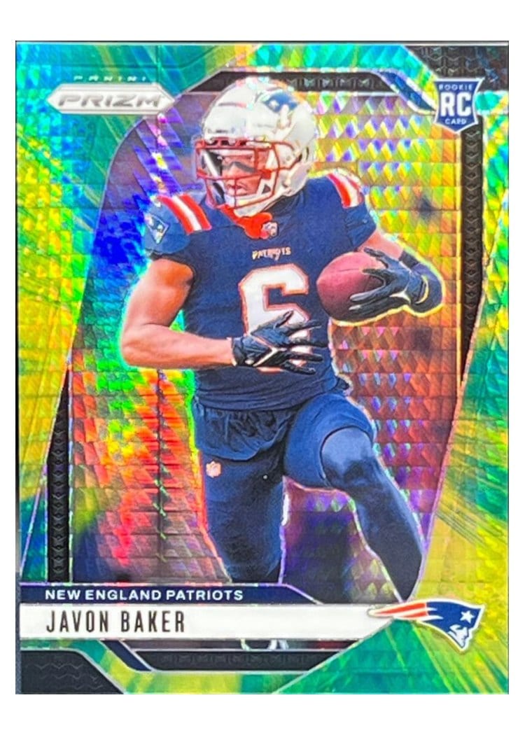 2024 Panini Prizm Base Set Javon Baker Hyper #344 card