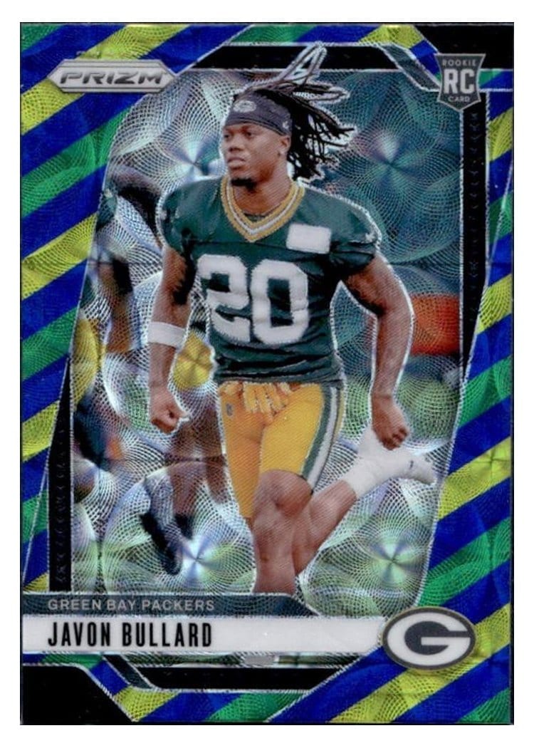 2024 Panini Prizm Base Set Javon Bullard Choice Blue Yellow Green #345 card