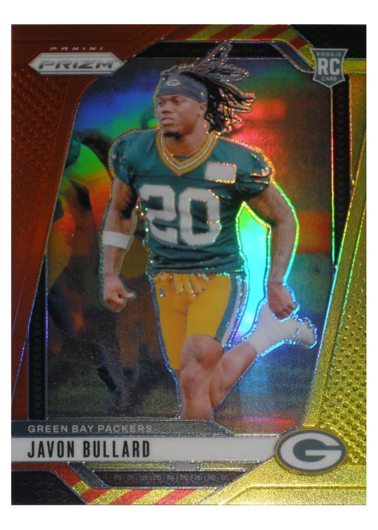 2024 Panini Prizm Base Set Javon Bullard Red Yellow #345 card