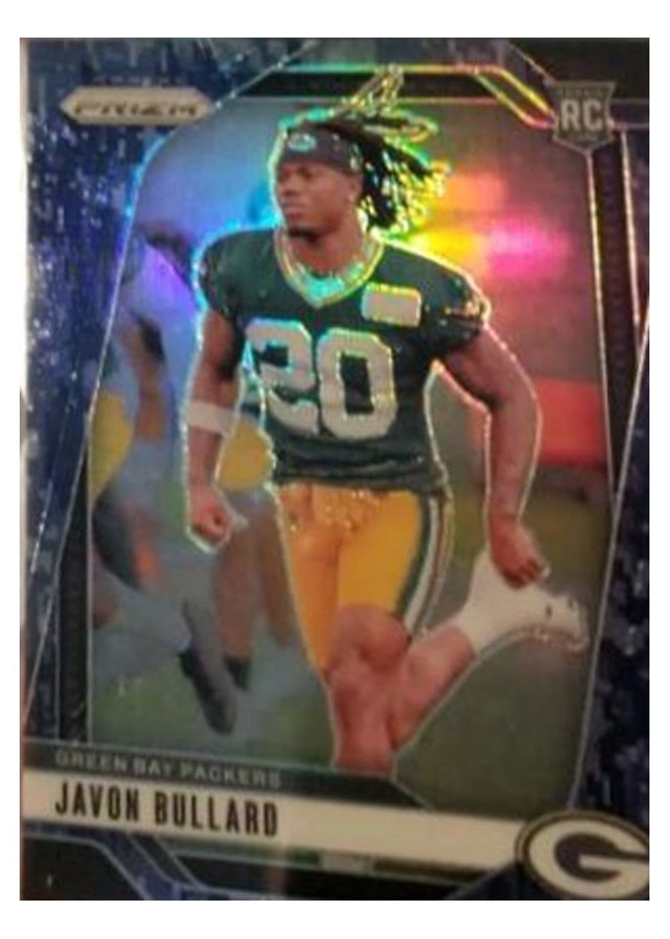 2024 Panini Prizm Base Set Javon Bullard Blue Shimmer #345 card