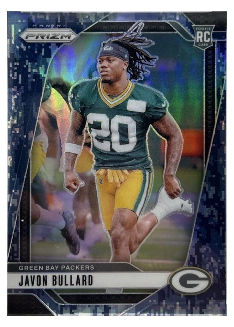 2024 Panini Prizm Base Set Javon Bullard Navy Camo #345 card