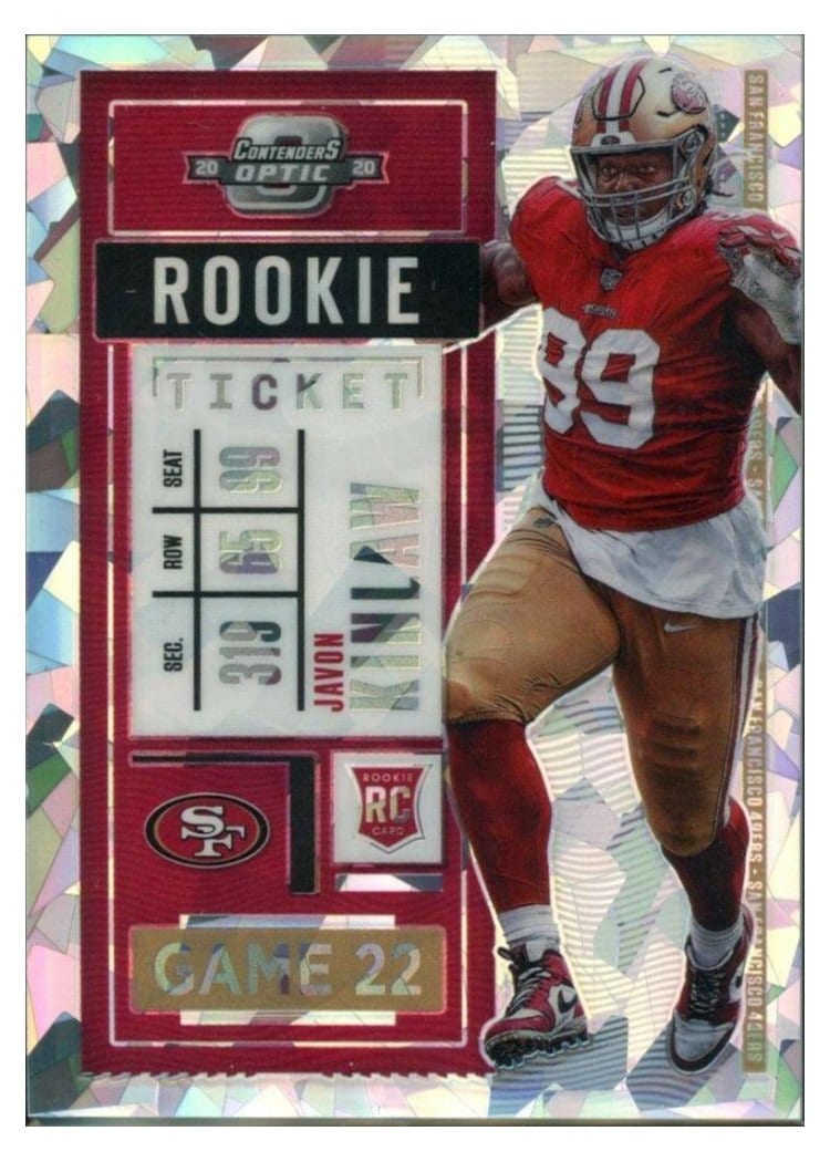 2020 Panini Contenders Optic Base Set Javon Kinlaw #99 card