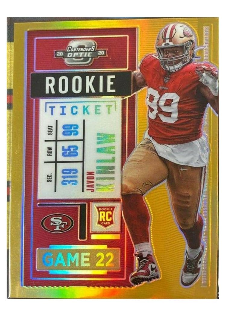 2020 Panini Contenders Optic Base Set Javon Kinlaw #99 card