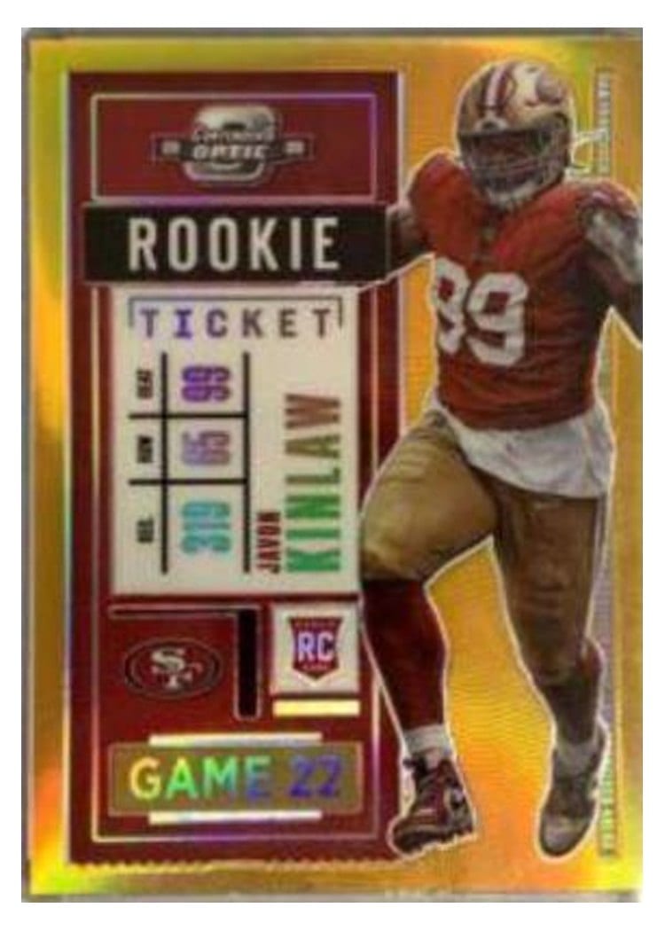 2020 Panini Contenders Optic Base Set Javon Kinlaw #99 card