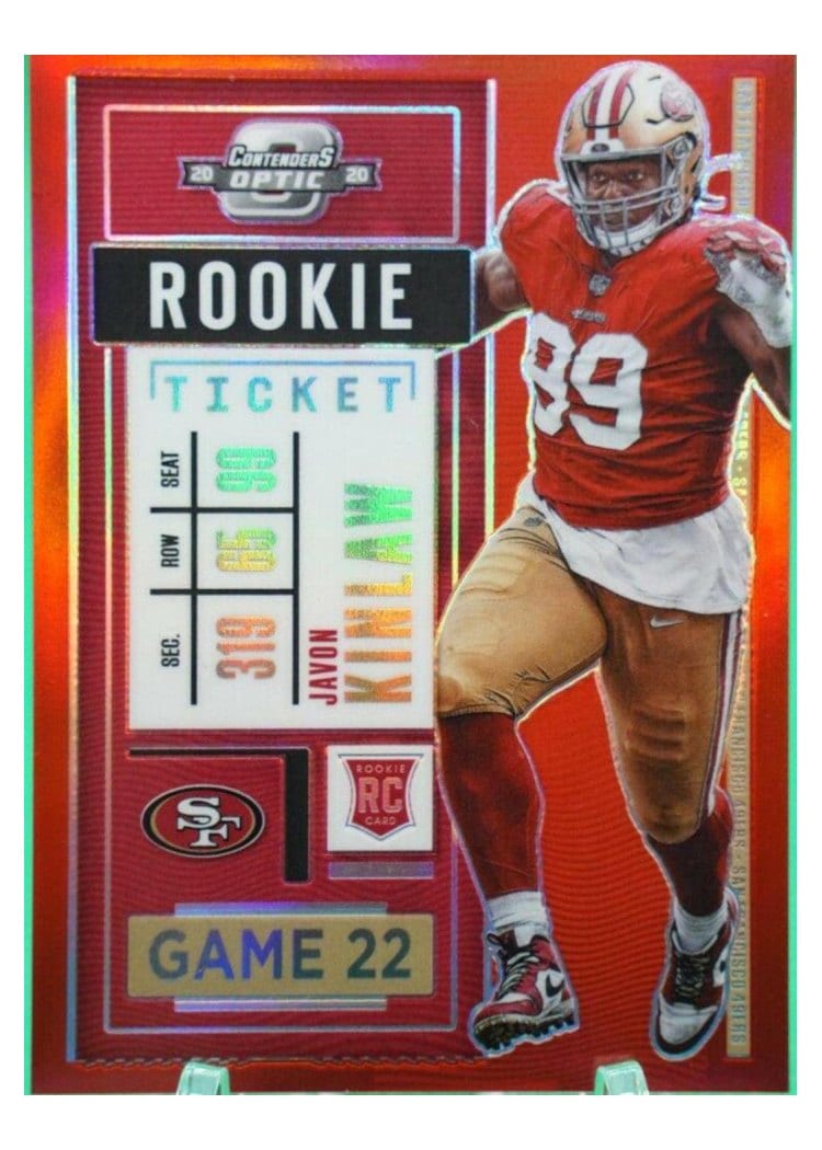 2020 Panini Contenders Optic Base Set Javon Kinlaw #99 card